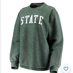 Corded crew sweatshirt